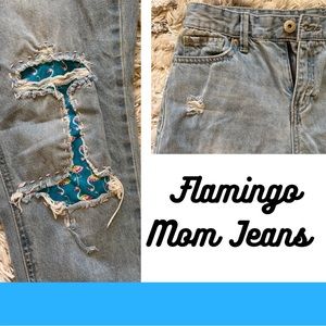 Flamingo mom jeans